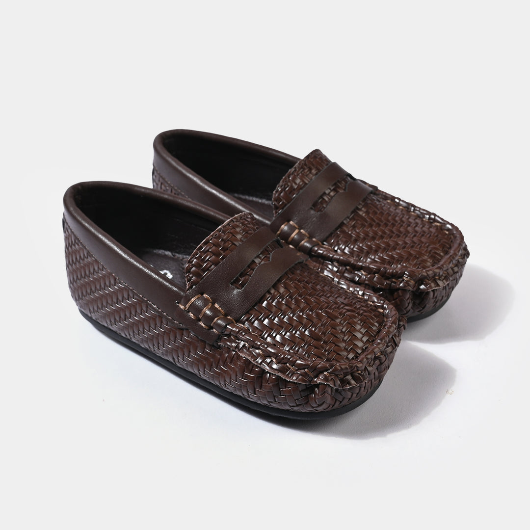 Boys Loafer H502-B10-COFFEE