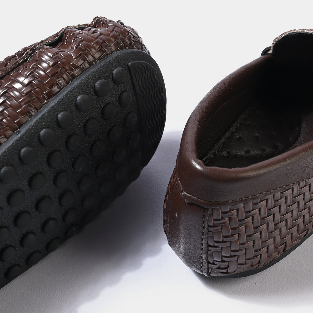 Boys Loafer H502-B10-COFFEE