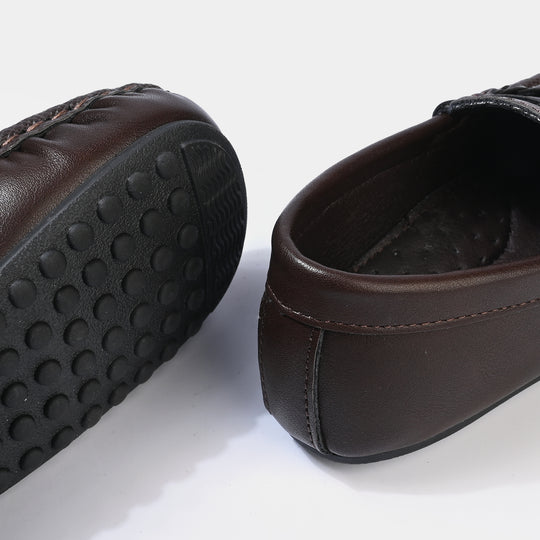 Girls Loafer H2403-L10-Brown