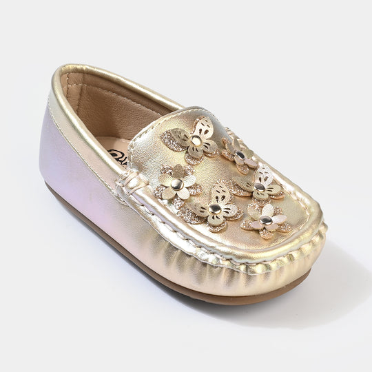 Girls Loafer H502-GR3-GOLDEN