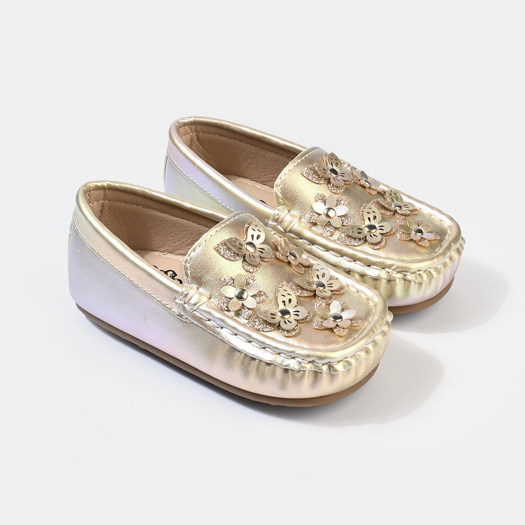 Girls Loafer H502-GR3-GOLDEN