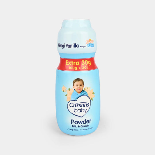 CUSSONS BABY POWDER MILD & GENTLE 130gm