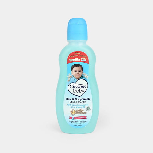 Cussons Baby Mild & Gentle Hair & Body Wash 200ml
