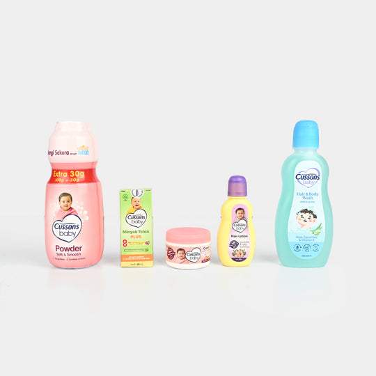 CUSSONS BABY GIFT SET COMPLETE ESSENTIAL 5Pcs