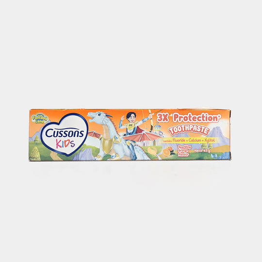Cussons Kids Toothpaste Dragon Sparkling Orange 45gm