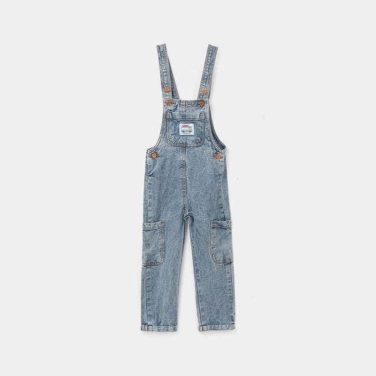 Boys Denim Rigid Overall (Van Surf Trip) - Light Blue
