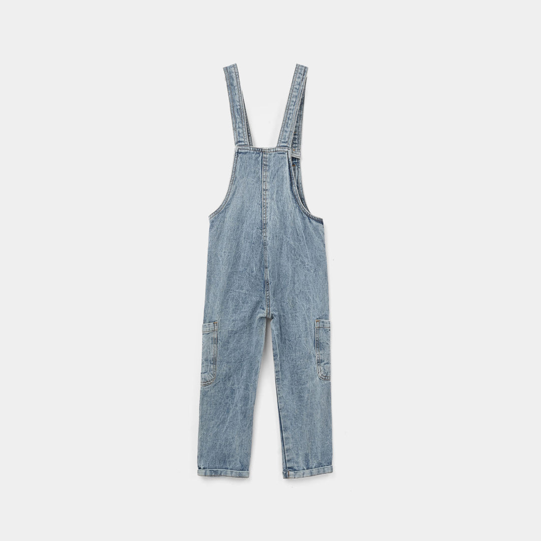 Boys Denim Rigid Overall (Van Surf Trip) - Light Blue