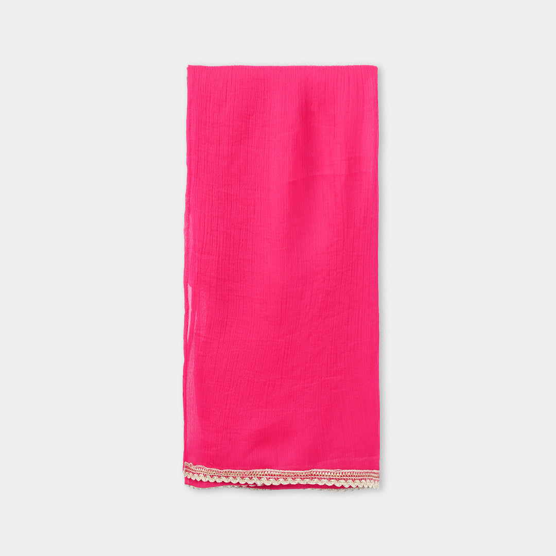 Girls Dobby 3-Piece Set (Sangeet) – Mustard