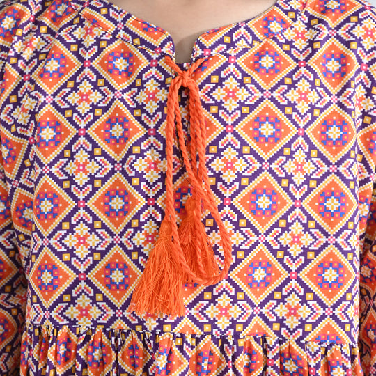 Girls Cotton Printed 2Pcs (CIRO) - Multi