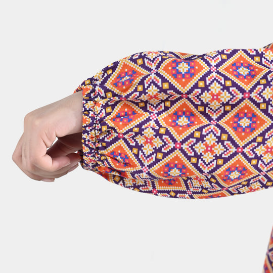 Girls Cotton Printed 2Pcs (CIRO) - Multi