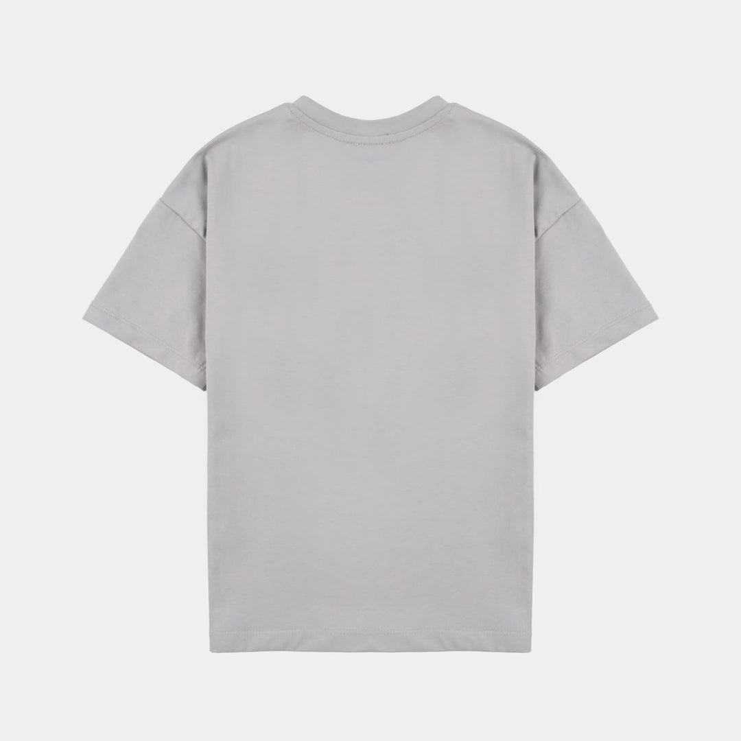 Boys T-Shirt H/S FOOTBALL LEAGUE-GREY