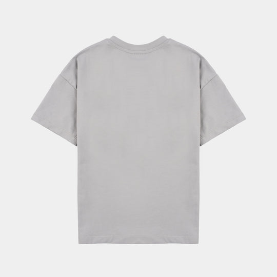 Boys T-Shirt H/S FOOTBALL LEAGUE-GREY