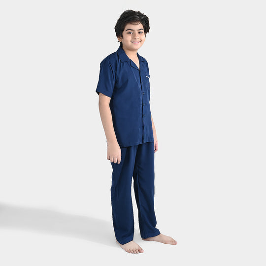 Boys Viscose Nightwear (Basic) - Blue