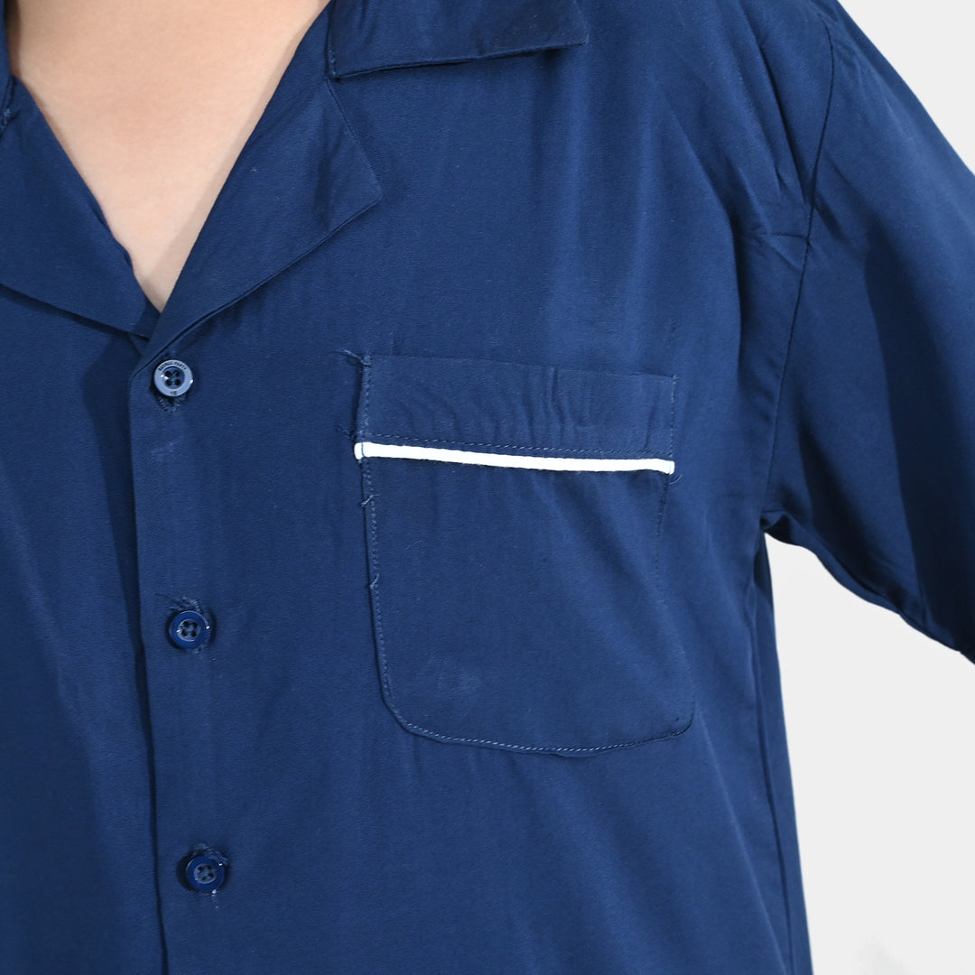 Boys Viscose Nightwear (Basic) - Blue