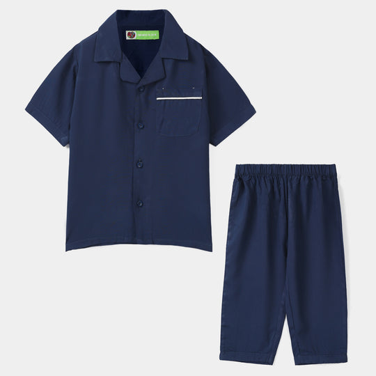 Infant Boys Viscose Nightwear (Basic) - Blue