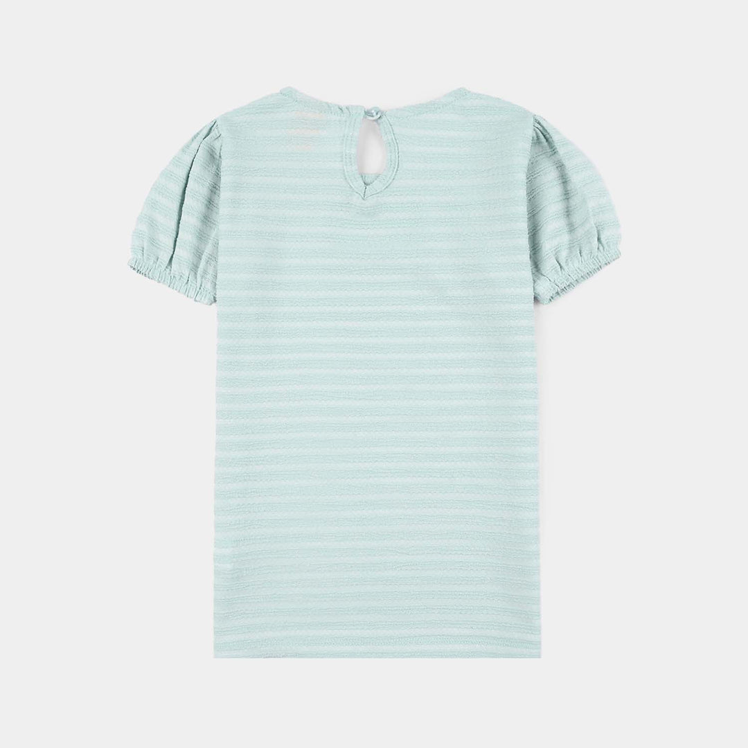 Girls Jersey T-Shirt - Green