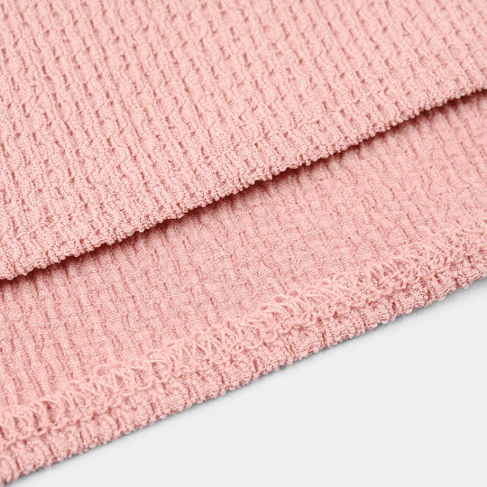 Girls Yarn Dyed T-Shirt (You Got This) – Pink