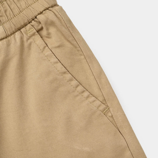 Boys Cotton Twill Pants (Roll Up) – Brown