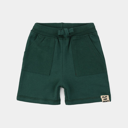 Infant Boys Jersey/Terry Shorts (Play And Enjoy)