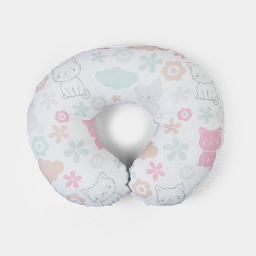 Neck Pillow Cat - White