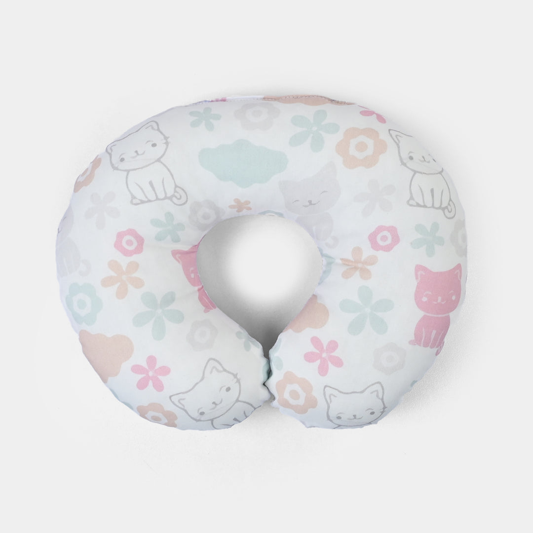 Neck Pillow Cat - White