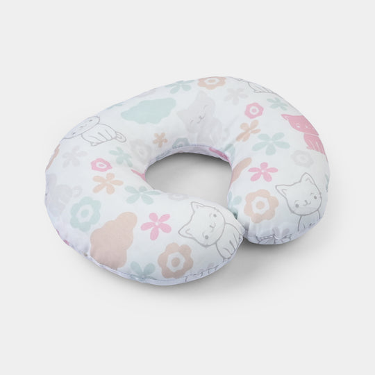 Neck Pillow Cat - White