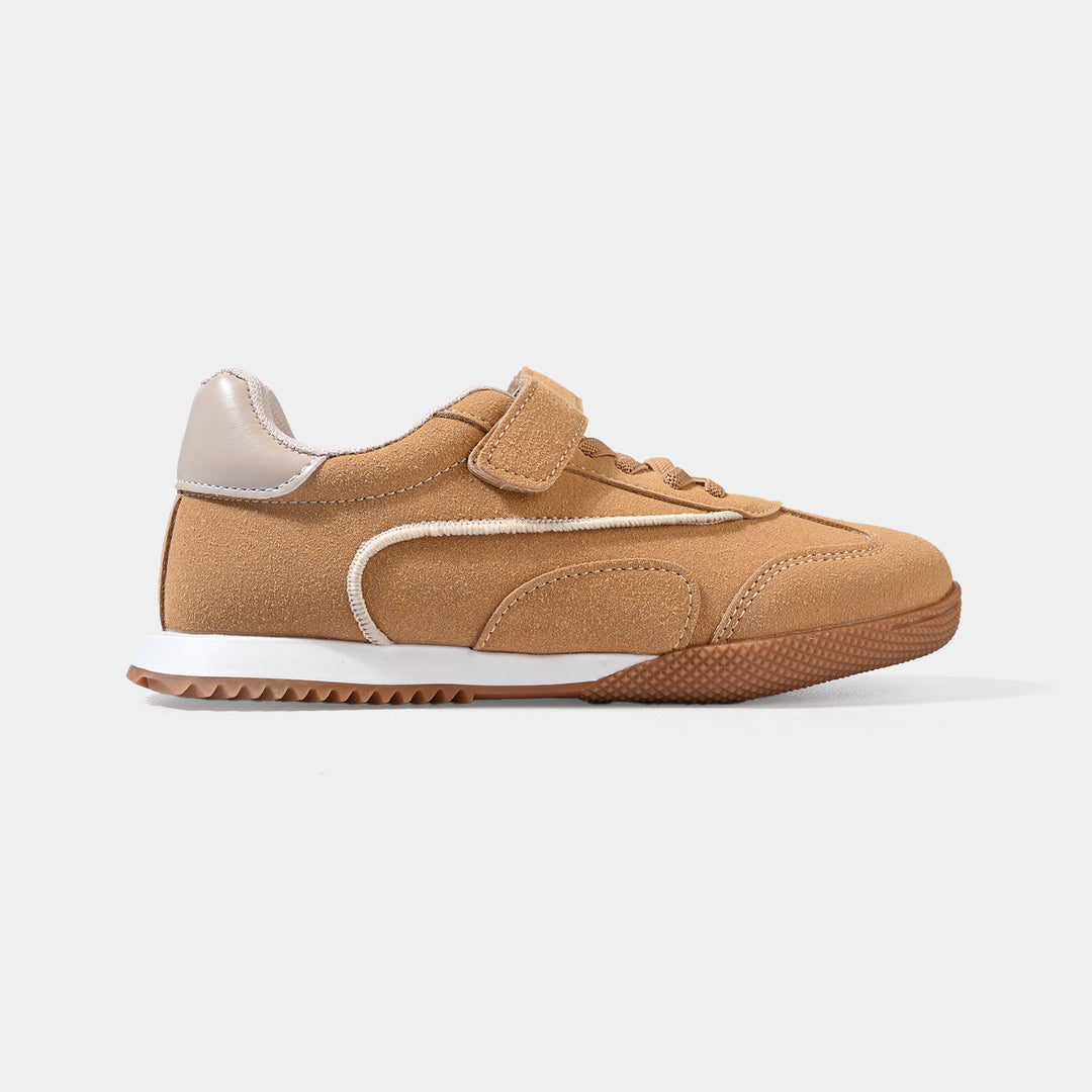 Boys Sneaker 128-3-Camel.white