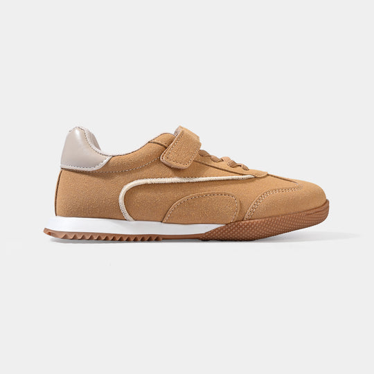 Boys Sneaker 128-3-Camel.white