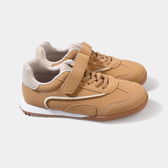 Boys Sneaker 128-3-Camel.white