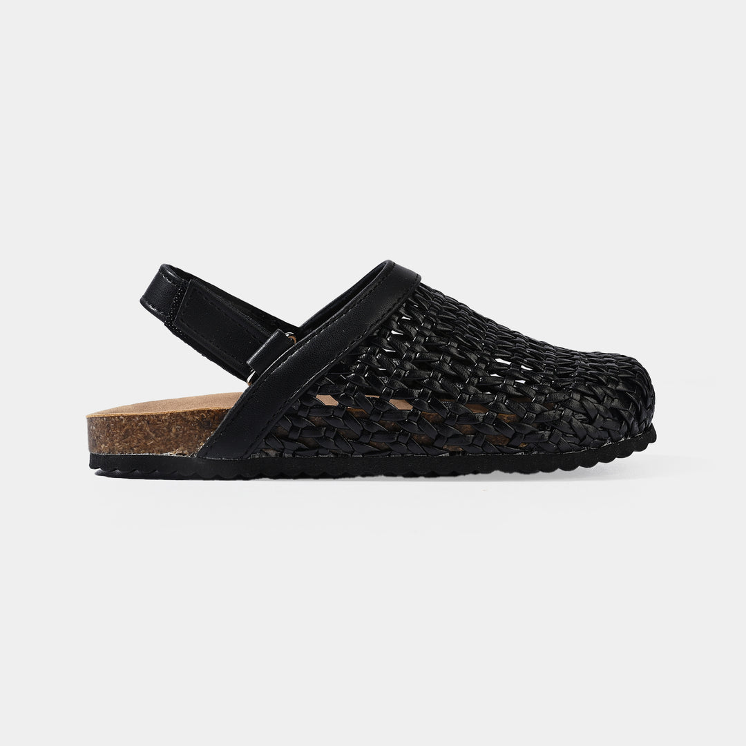 Girls Sandal 128-5-BLACK