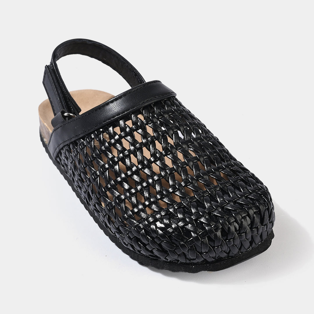 Girls Sandal 128-5-BLACK
