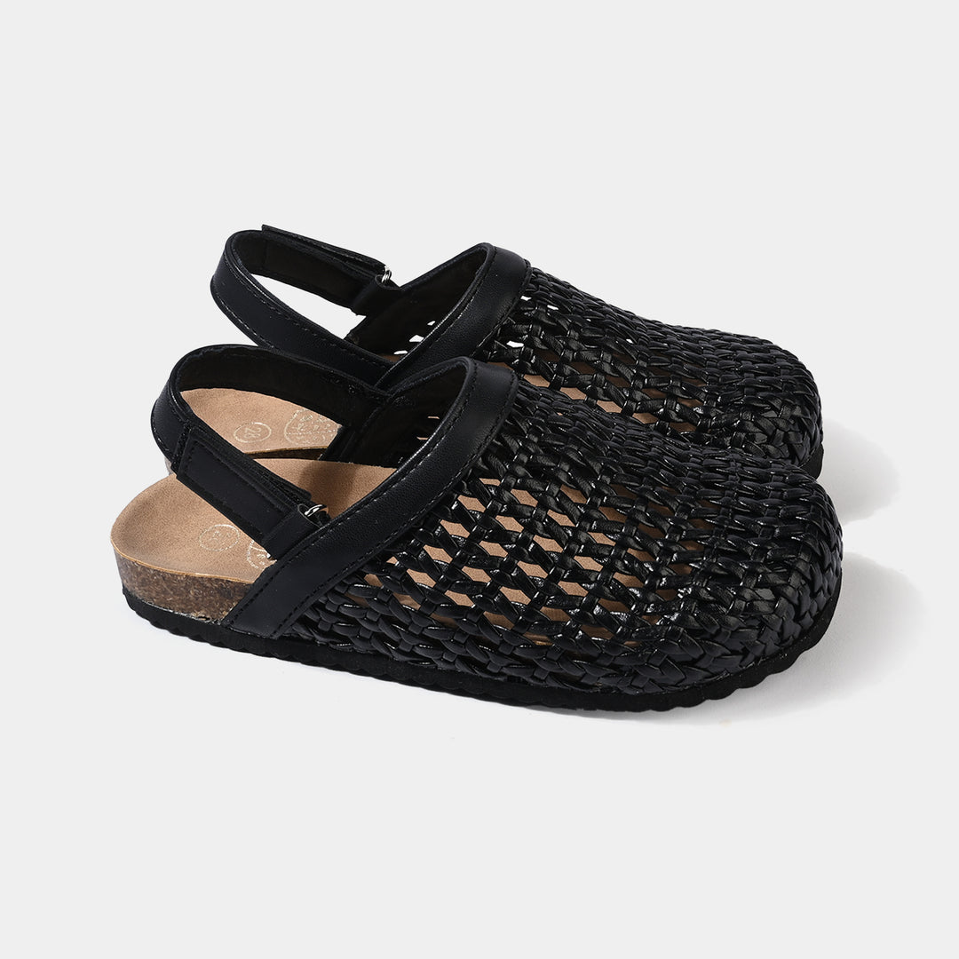 Girls Sandal 128-5-BLACK