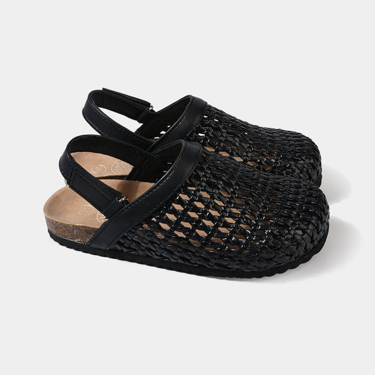 Girls Sandal 128-5-BLACK
