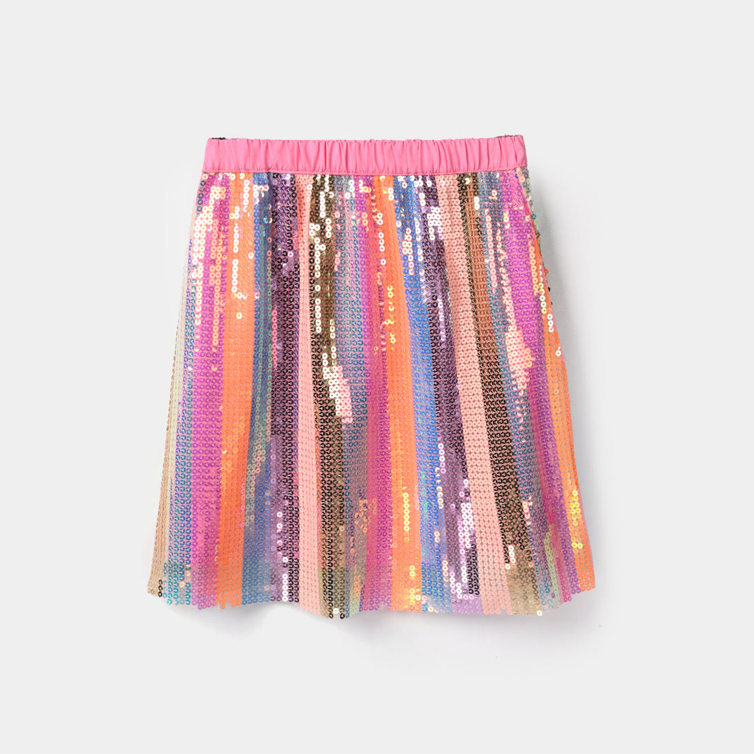 Infant Girls Net Short Skirt - Multi
