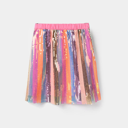 Infant Girls Net Short Skirt - Multi
