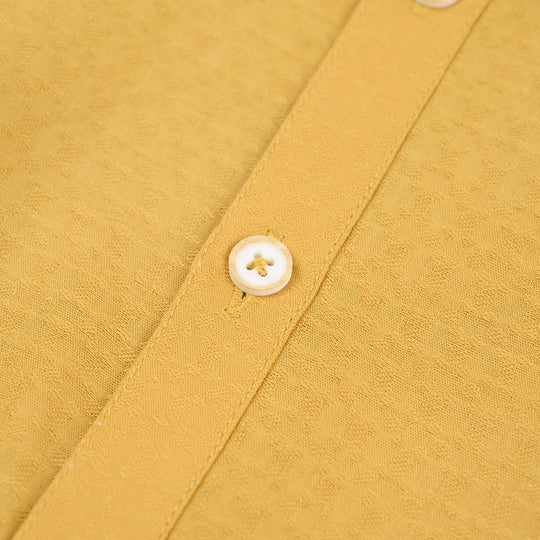 Infant Boys Kurta Pajama (Honey Mustard) - Yellow