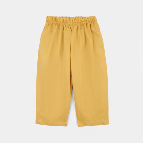 Infant Boys Kurta Pajama (Honey Mustard) - Yellow