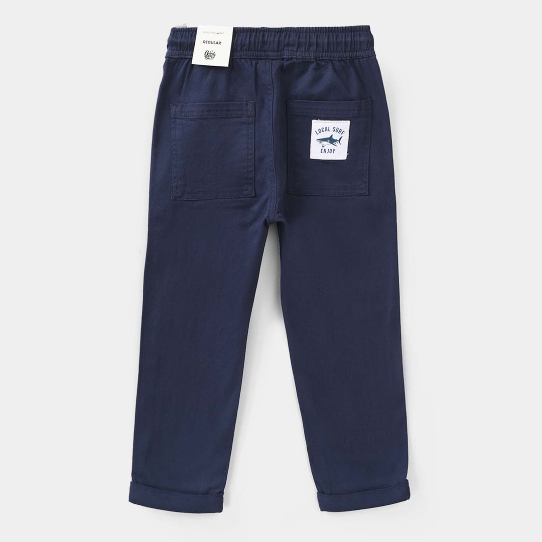 Boys Cotton Twill Pant (Local Surf) – Navy