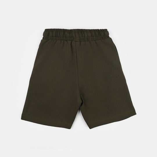 Boys Poly Jersey Short (Streets Alive) - Green