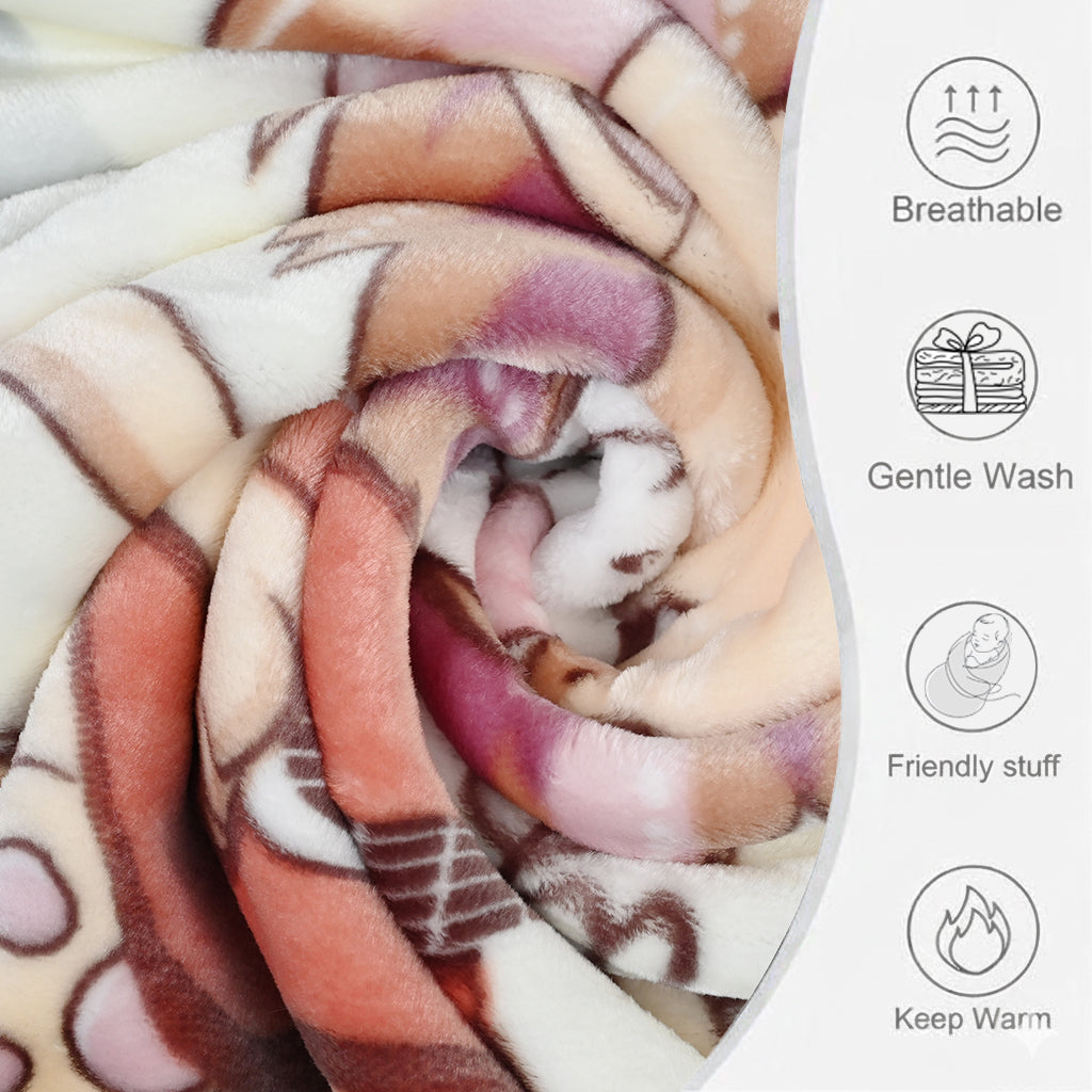 Double Ply Baby Blanket | 100"x130"