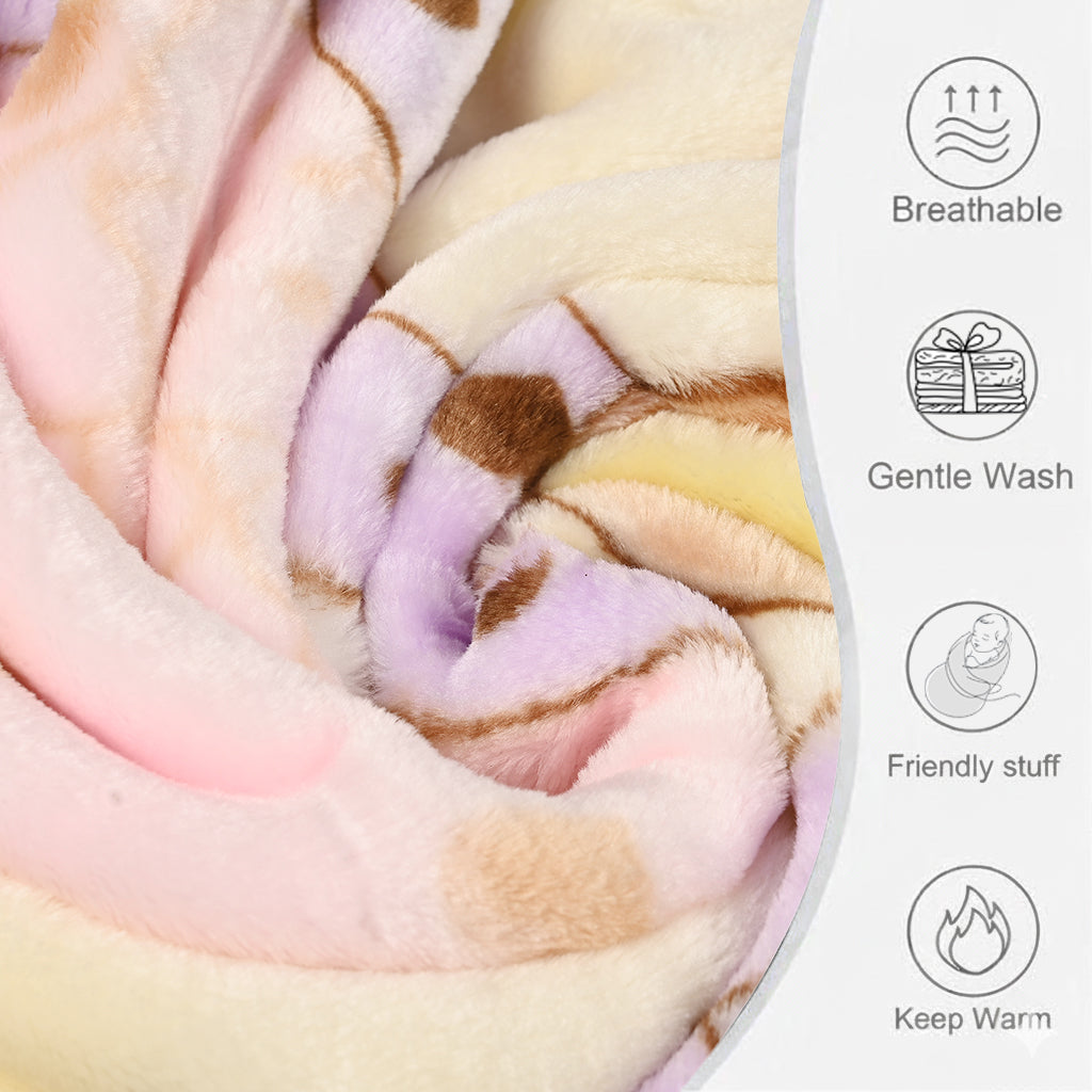 Double Ply Baby Blanket | 100"x130"