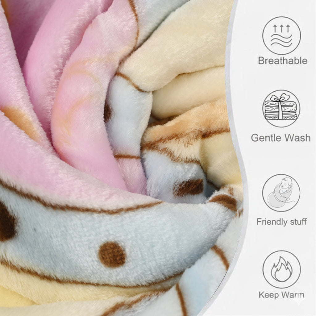 Double Ply Baby Blanket | 100"x130"