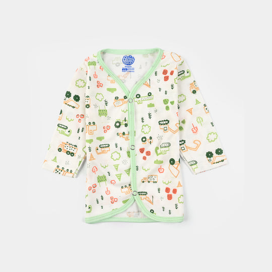 Baby Shirt 1Pc 3-6M Mix Tractor Green