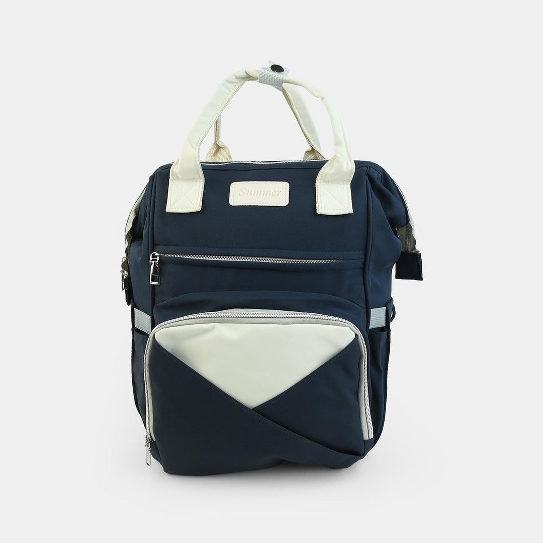 Essential Mother Backpack for Baby Care - Navy