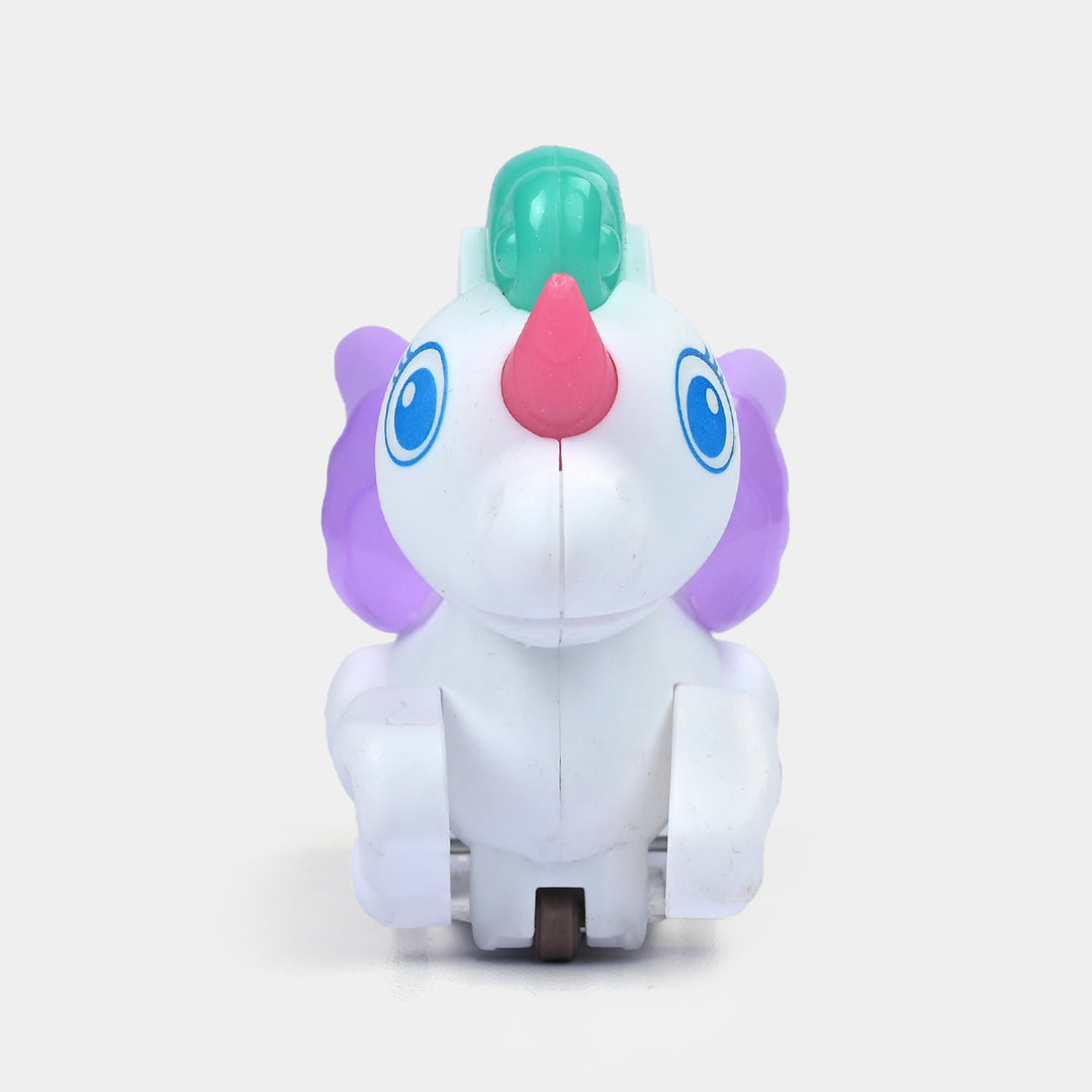 Cute Pull-Back Dinky Toy with Light