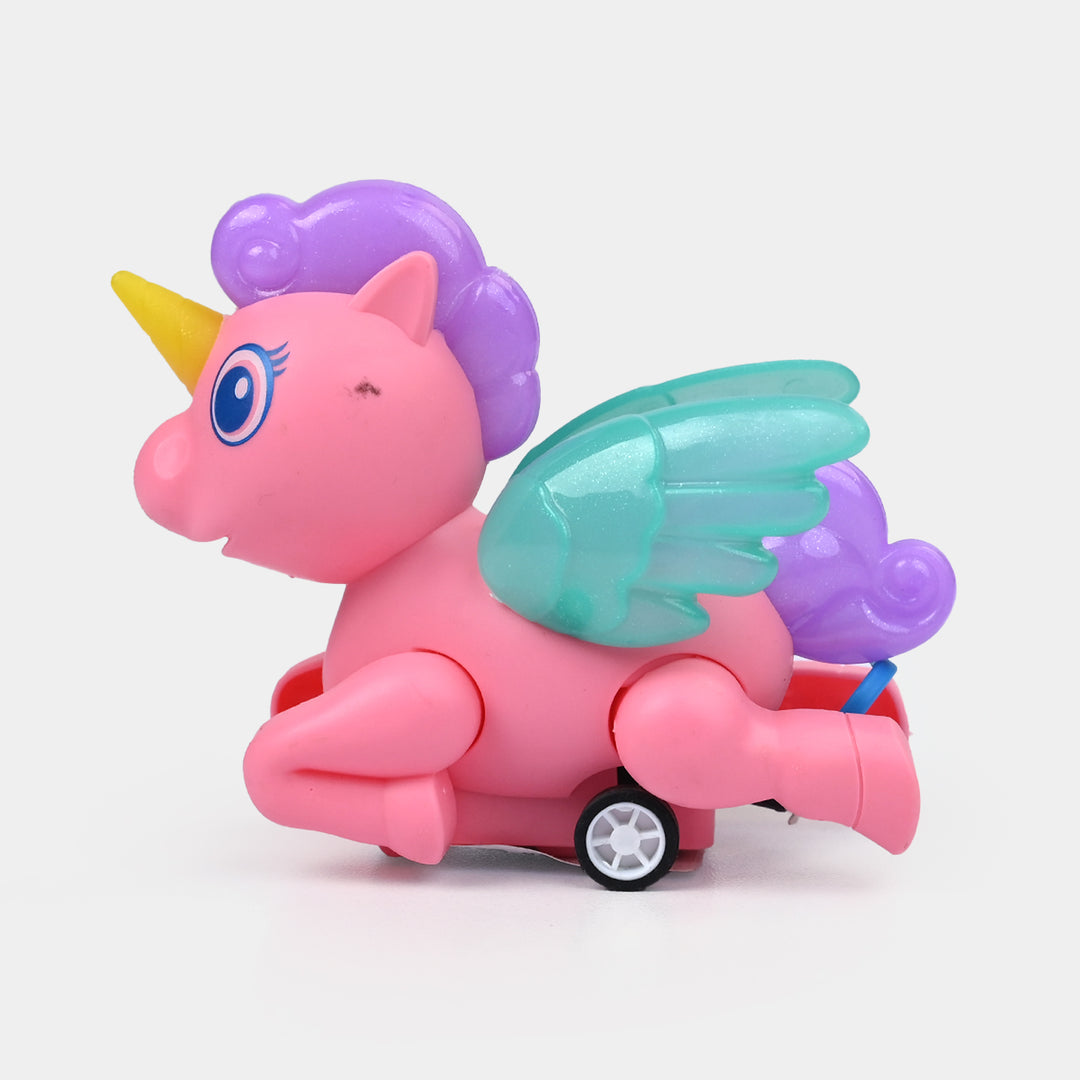 Cute Pull-Back Dinky Toy with Light