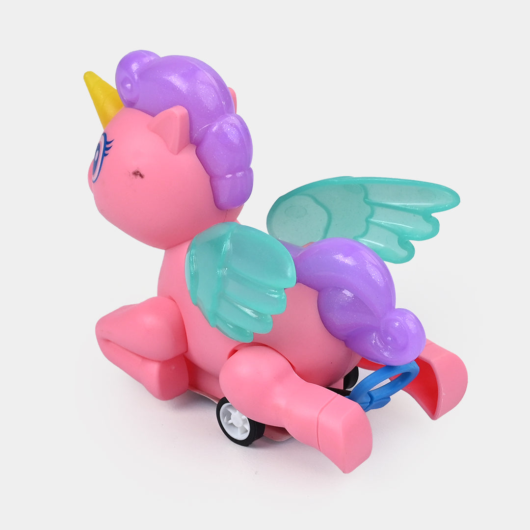 Cute Pull-Back Dinky Toy with Light