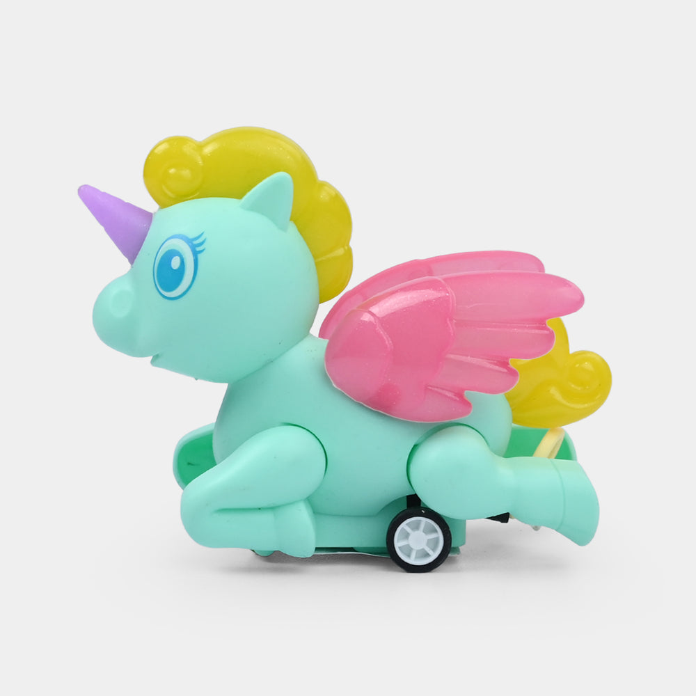 Cute Pull-Back Dinky Toy with Light