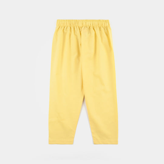 Girls Jacquard 2-Piece Set – Yellow