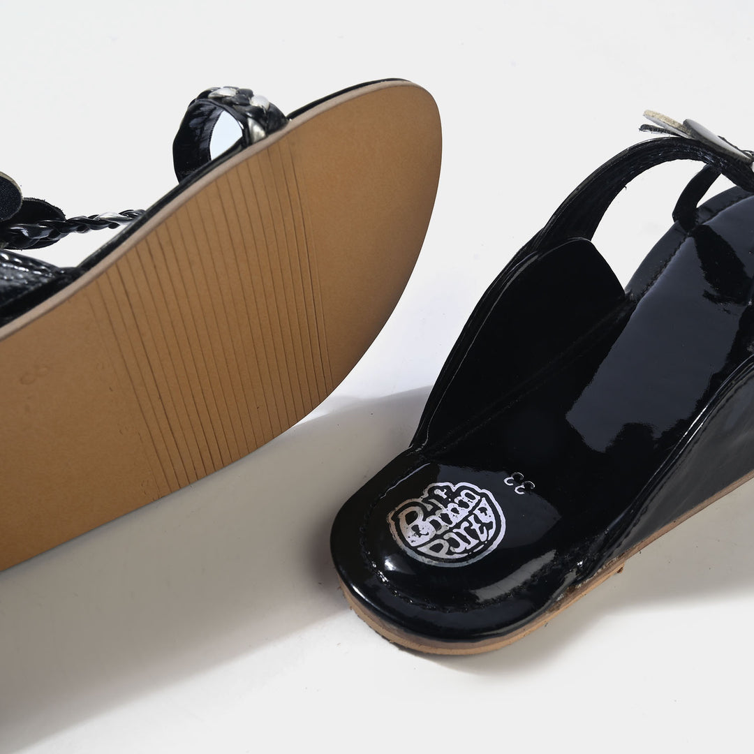 Girls Kolhapuri MT-07-BLACK